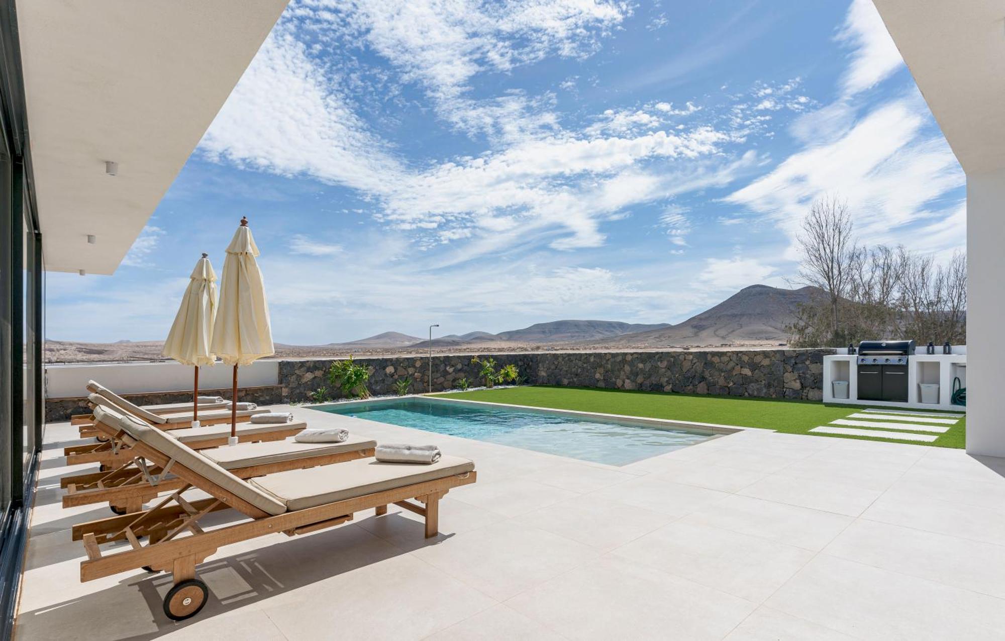 Villa Calma, Vistas A Volcanes Y Atardecer ลาคาเรส ภายนอก รูปภาพ